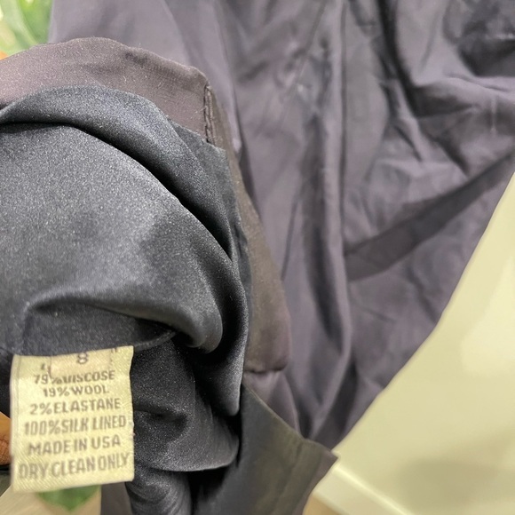 Lela Rose Women's Purple Viscose Sheer Embroidered Midi Dress Size 8 - Picture 9 of 9